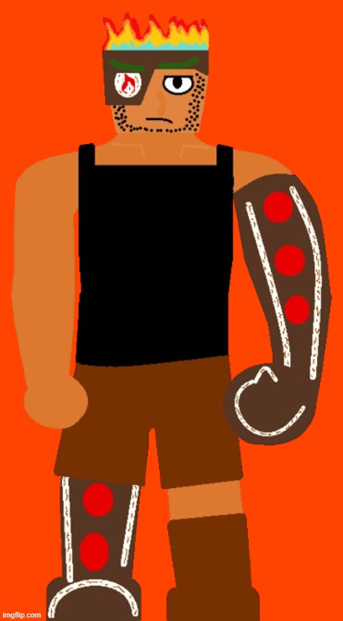 A new version of Burnt Gingerbread Man in the style of most of my other G-Man templates | image tagged in burnt gingerbread man | made w/ Imgflip meme maker