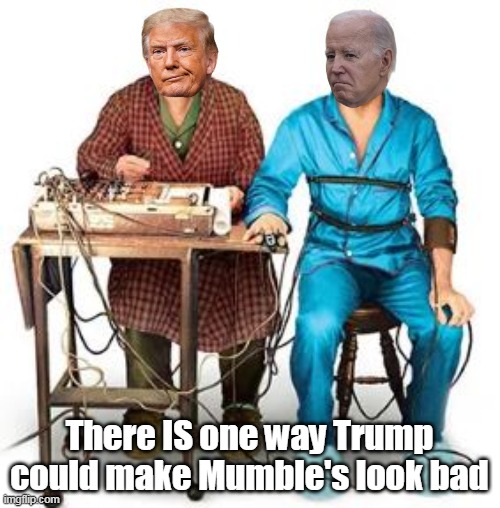 There IS one way Trump could make Mumble's look bad | made w/ Imgflip meme maker