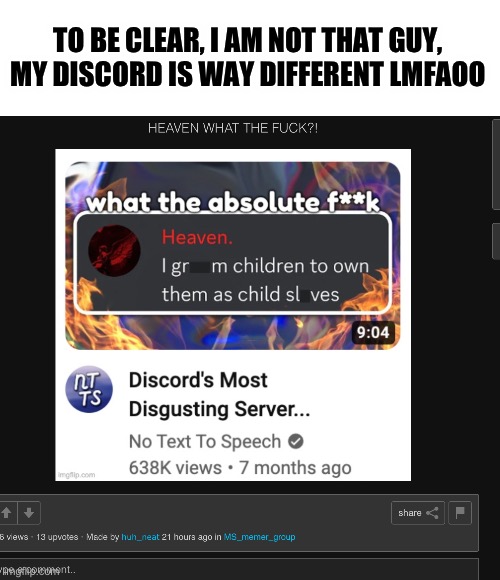 It’s a coincidence ;-; | TO BE CLEAR, I AM NOT THAT GUY, MY DISCORD IS WAY DIFFERENT LMFAOO | made w/ Imgflip meme maker