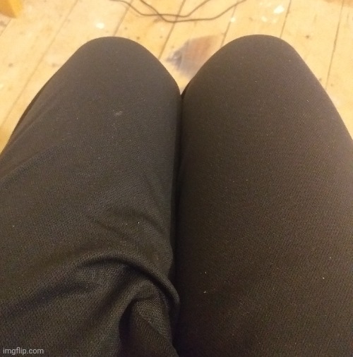 Might as well post my thigh pic too | image tagged in blank white template,memes,funny,thighs | made w/ Imgflip meme maker