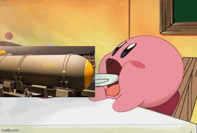 aint no way kirby be solving the cold war | made w/ Imgflip meme maker