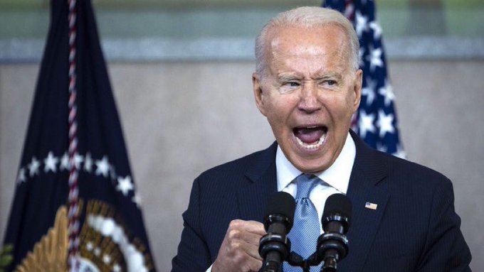 Angry Joe Biden shit fit Blank Meme Template