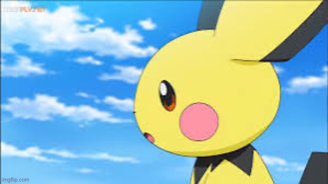 Shock pichu | image tagged in shock pichu | made w/ Imgflip meme maker