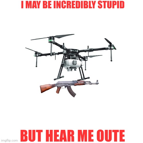 I MAY BE INCREDIBLY STUPID; BUT HEAR ME OUTE | made w/ Imgflip meme maker