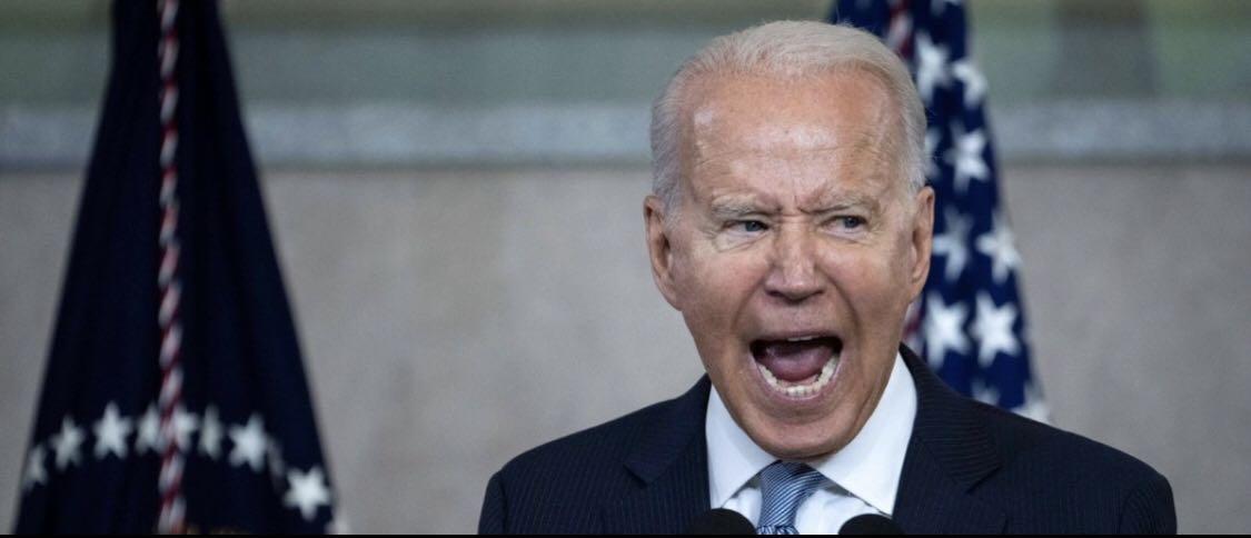 Angry crybaby Joe Biden Blank Meme Template