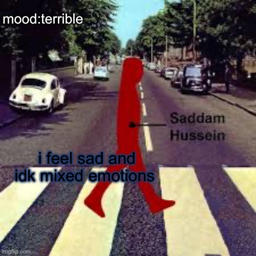 weird ahh temp | mood:terrible; i feel sad and idk mixed emotions | made w/ Imgflip meme maker