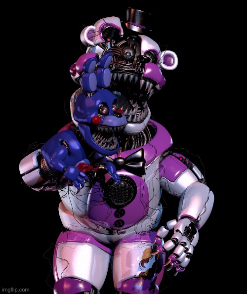 Nightmare Funtime Freddy and Bon Bon (By Mrfab) | made w/ Imgflip meme maker