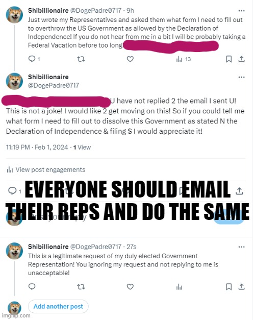 Declaration of Forms | EVERYONE SHOULD EMAIL THEIR REPS AND DO THE SAME | image tagged in declaration of independence,founding fathers,nffa,the purge,government corruption,us government | made w/ Imgflip meme maker