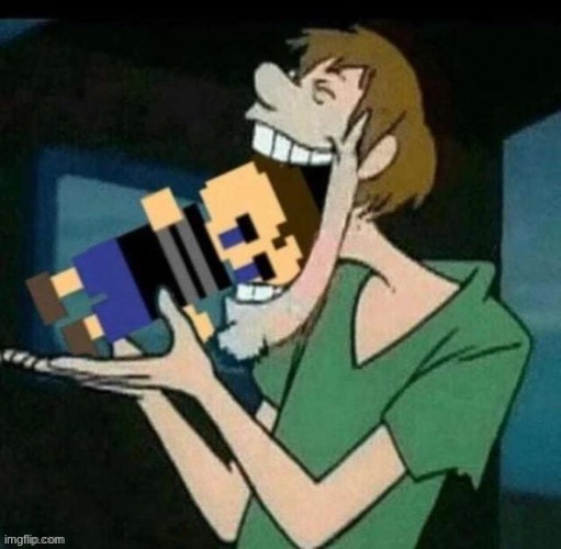 Shaggy eats CC | image tagged in shaggy eats cc | made w/ Imgflip meme maker