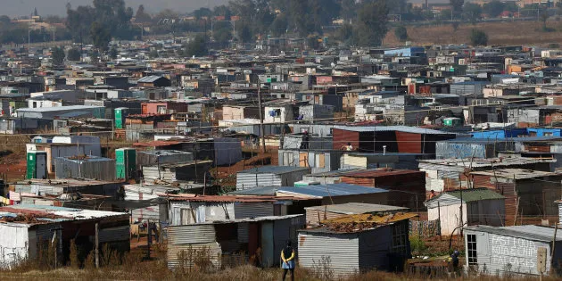 south african squatter camp Blank Meme Template