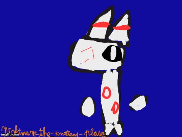 Fanart of  Ghosty knittens | image tagged in ghosty | made w/ Imgflip meme maker