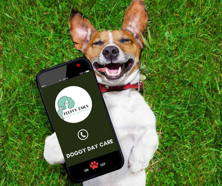 Dog on phone Blank Meme Template
