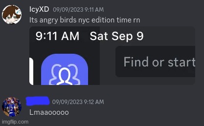 Discord out of context 2: NYC map angry birds | made w/ Imgflip meme maker