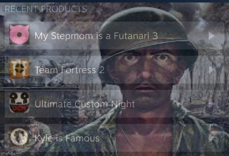 Checking my Steam account after my friend said that he sent me a game | made w/ Imgflip meme maker