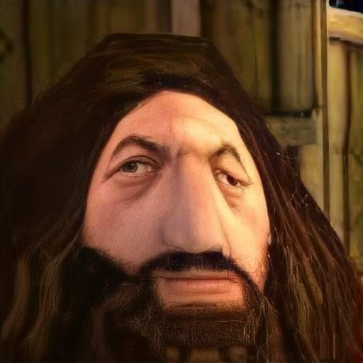 High Quality Hagrid PS1 graphics Blank Meme Template