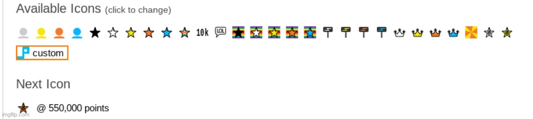 all my icons.. how many do you have? | made w/ Imgflip meme maker