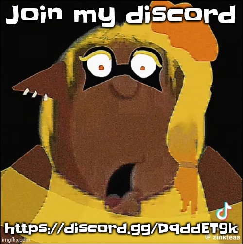 https://discord.gg/DqddET9k | Join my discord; https://discord.gg/DqddET9k | image tagged in cleveland frye | made w/ Imgflip meme maker