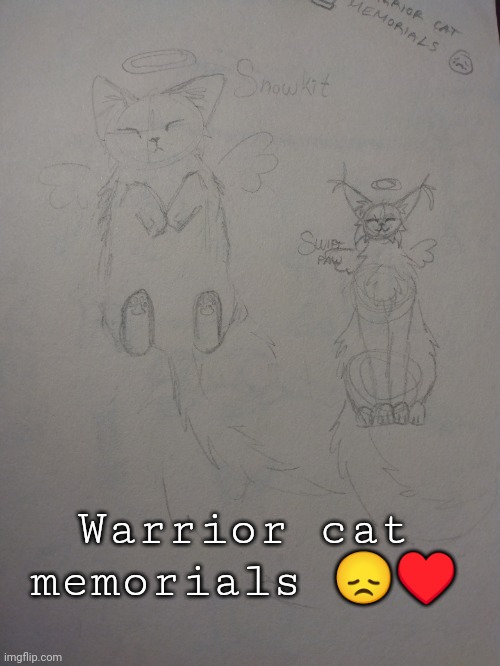 Warrior cat memorials 😞♥️ | made w/ Imgflip meme maker