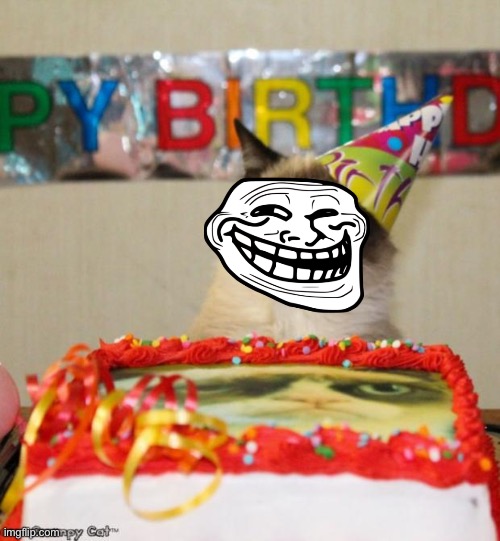 Grumpy Cat Birthday Meme | image tagged in memes,grumpy cat birthday,grumpy cat | made w/ Imgflip meme maker