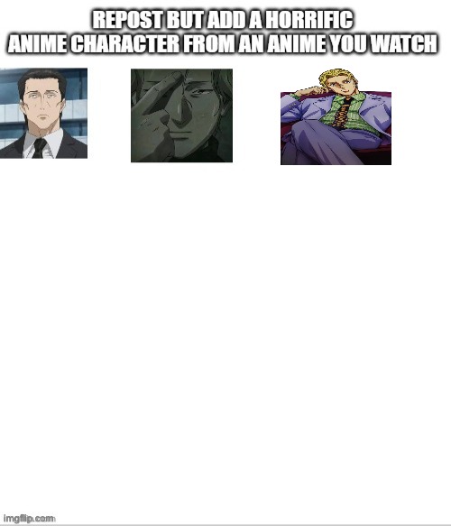 Yoshikage Kira from JJBA | made w/ Imgflip meme maker