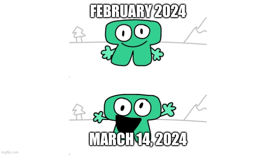 3.14 | FEBRUARY 2024; MARCH 14, 2024 | image tagged in anosimbib happy pi | made w/ Imgflip meme maker