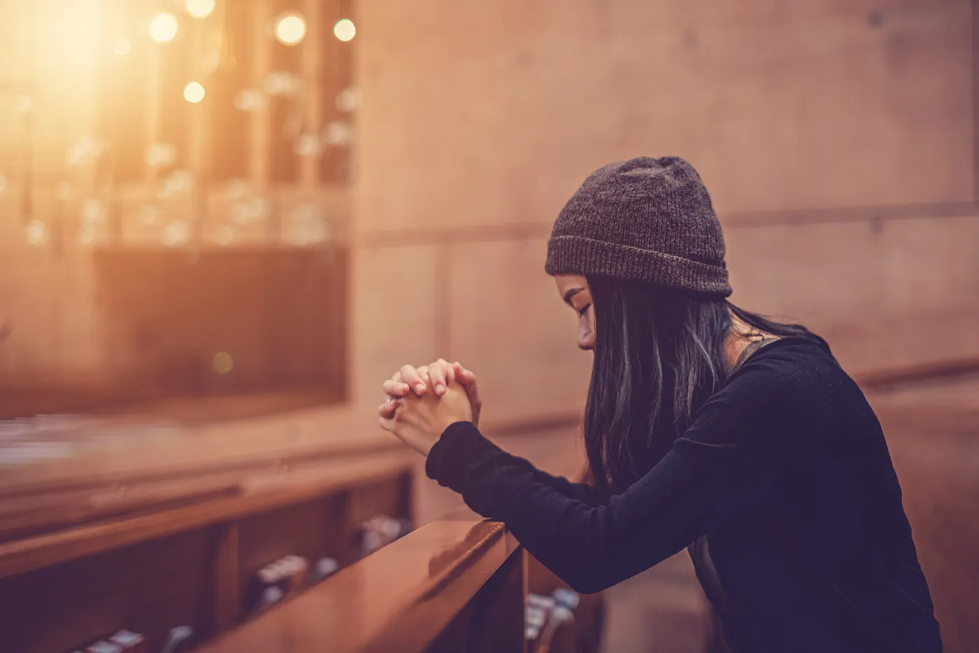 Religious girl Blank Meme Template