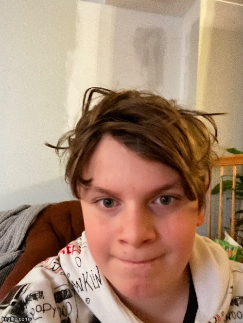 My baby cousin brushed my hair | made w/ Imgflip meme maker