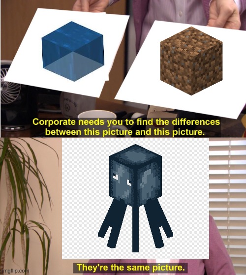 They're The Same Picture | image tagged in memes,they're the same picture,minecraft | made w/ Imgflip meme maker