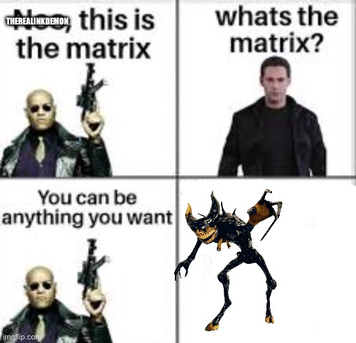 Neo this is the matrix | THEREALINKDEMON | image tagged in neo this is the matrix | made w/ Imgflip meme maker