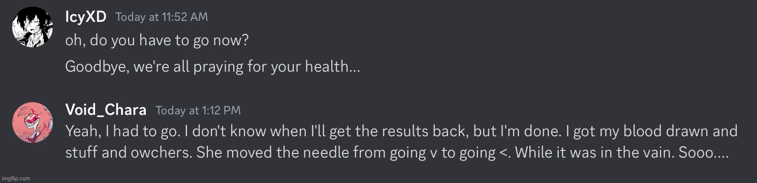 !! Update on Chara’s condition !! | made w/ Imgflip meme maker