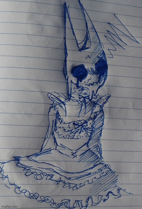 I'm gonna sleep, have Henry in a maid outfit cause that's the only Henry drawing I can get quickly | image tagged in maid henry made by friend | made w/ Imgflip meme maker