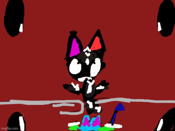 Fanart of Black Knittens | image tagged in black knittens | made w/ Imgflip meme maker