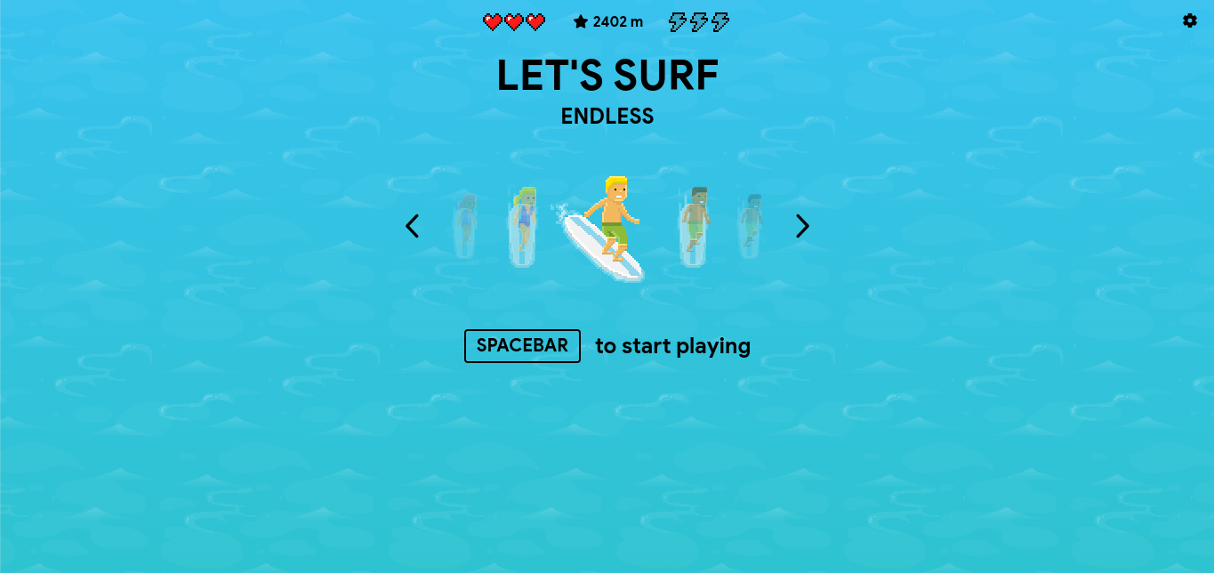 LET'S SURF Blank Meme Template
