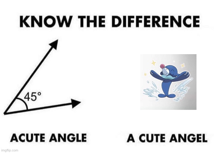 Acute Angle, A Cute Angel | image tagged in acute angle a cute angel | made w/ Imgflip meme maker