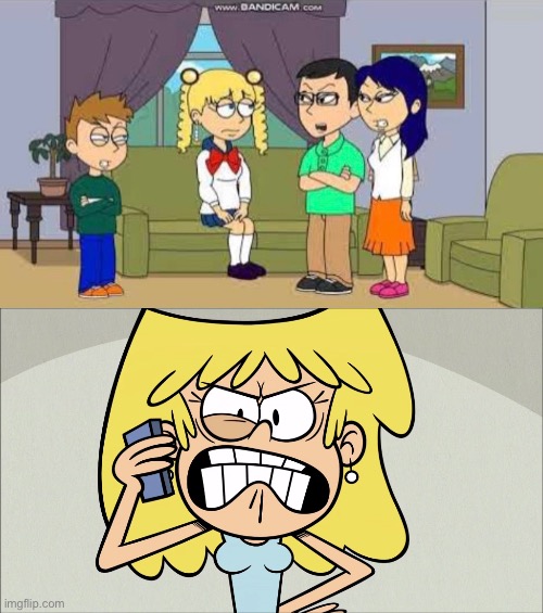Lori Loud Hates Sailor Moon Gets Grounded | image tagged in the loud house,lori loud,sailor moon,deviantart,memes,angry girl | made w/ Imgflip meme maker