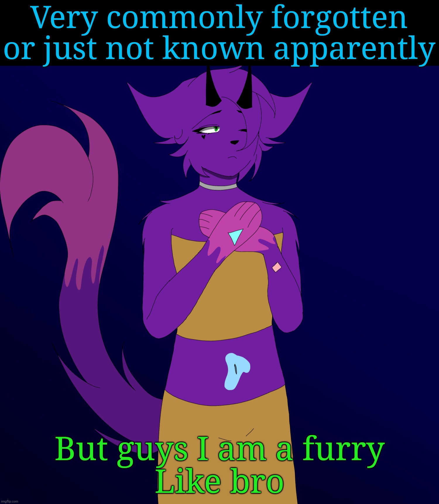 Furry Alo | Very commonly forgotten or just not known apparently; But guys I am a furry
Like bro | image tagged in furry alo | made w/ Imgflip meme maker