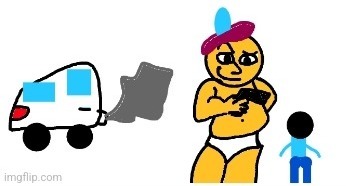 drawing I made 8 months ago | made w/ Imgflip meme maker