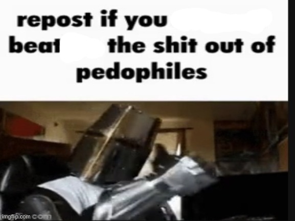 repost if you beat the shit out of pedophiles | image tagged in repost if you support beating the shit out of pedophiles | made w/ Imgflip meme maker