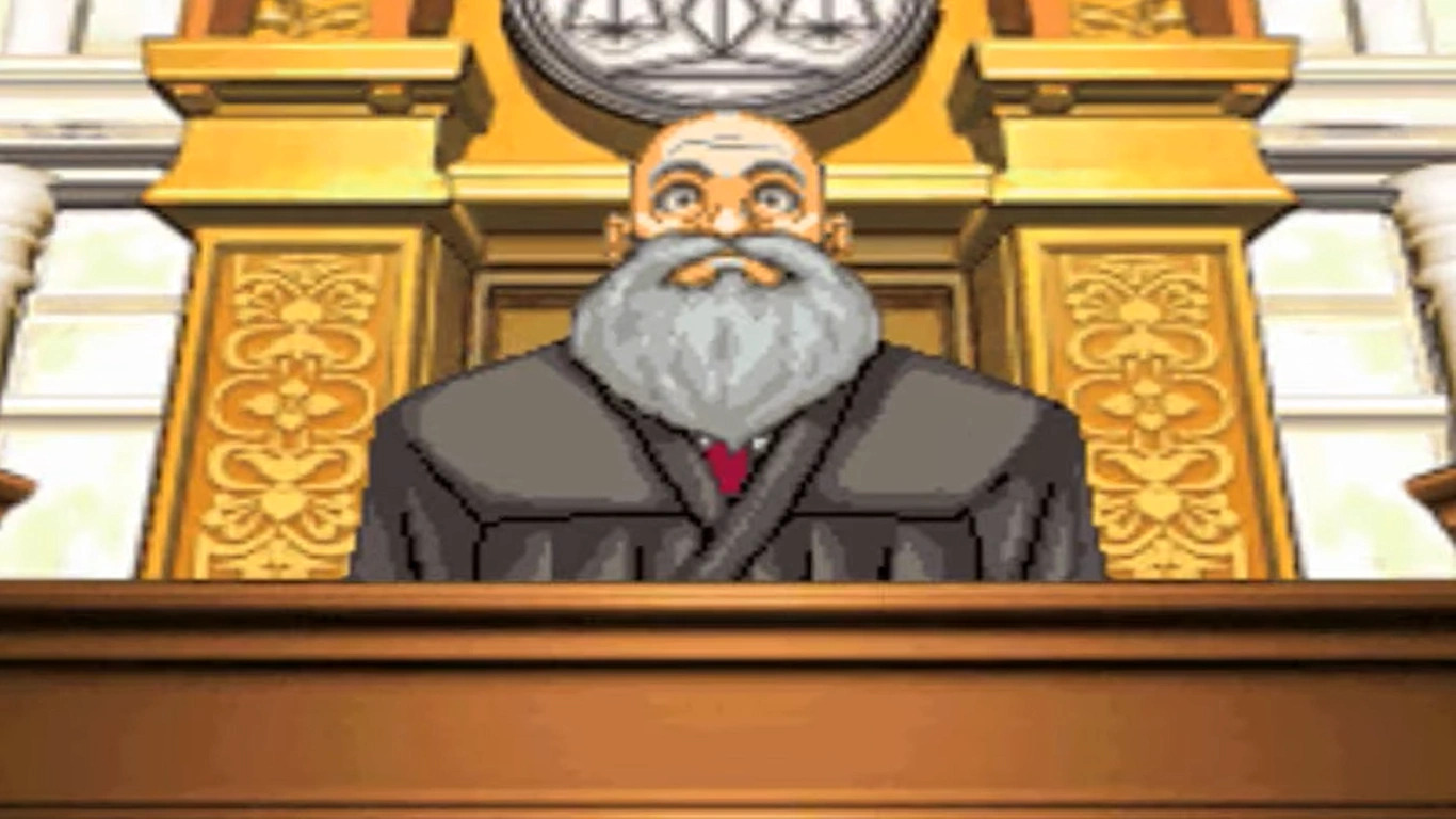 judge ace attorney Blank Meme Template