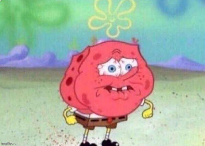 Spongebob holding breath | image tagged in spongebob holding breath | made w/ Imgflip meme maker