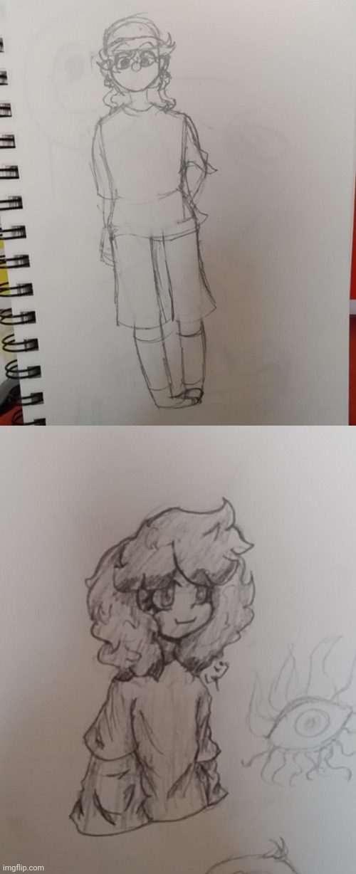 im so glad my art style changed like whats with the red nose ocs n shi | made w/ Imgflip meme maker