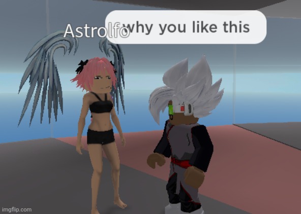 Buying the pou outfit is the best thing I bought in Roblox probably | made w/ Imgflip meme maker