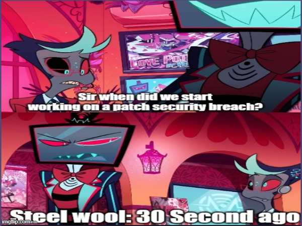 credit to Spade4 for making this for me | image tagged in fun,funny,meme,memes,hazbin hotel,fnaf | made w/ Imgflip meme maker
