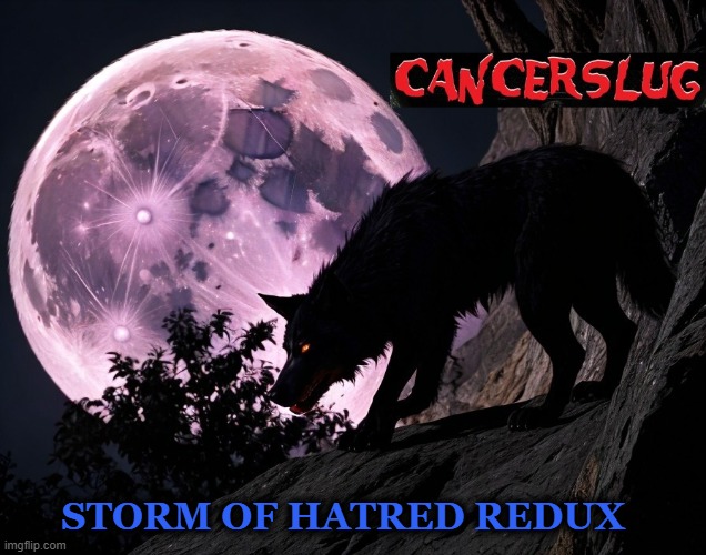 Storm Redux | STORM OF HATRED REDUX | image tagged in the hunt,stormredux,cancerslug,moonlightmartyrs,stormofhatredredux | made w/ Imgflip meme maker