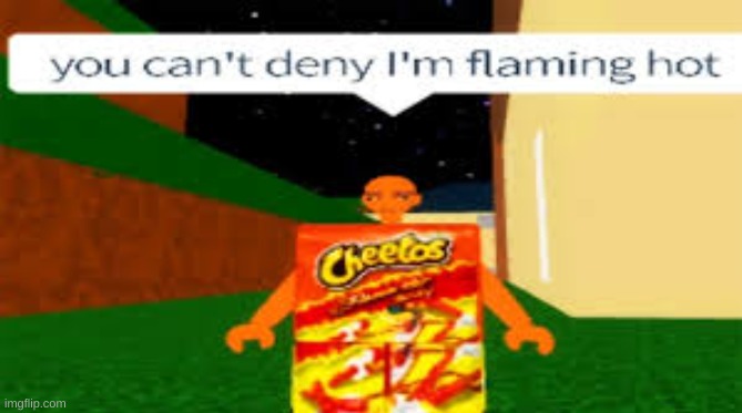 flaming hot | image tagged in koiuhybvj | made w/ Imgflip meme maker