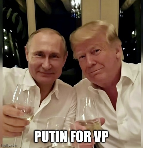 Putin for VP | PUTIN FOR VP | image tagged in putin for vp | made w/ Imgflip meme maker