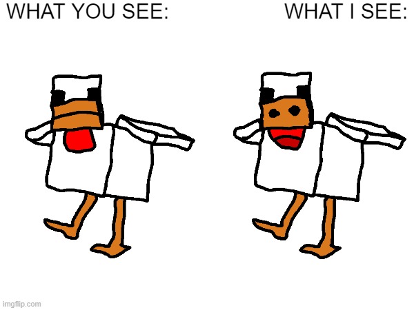 WHAT YOU SEE:                    WHAT I SEE: | made w/ Imgflip meme maker