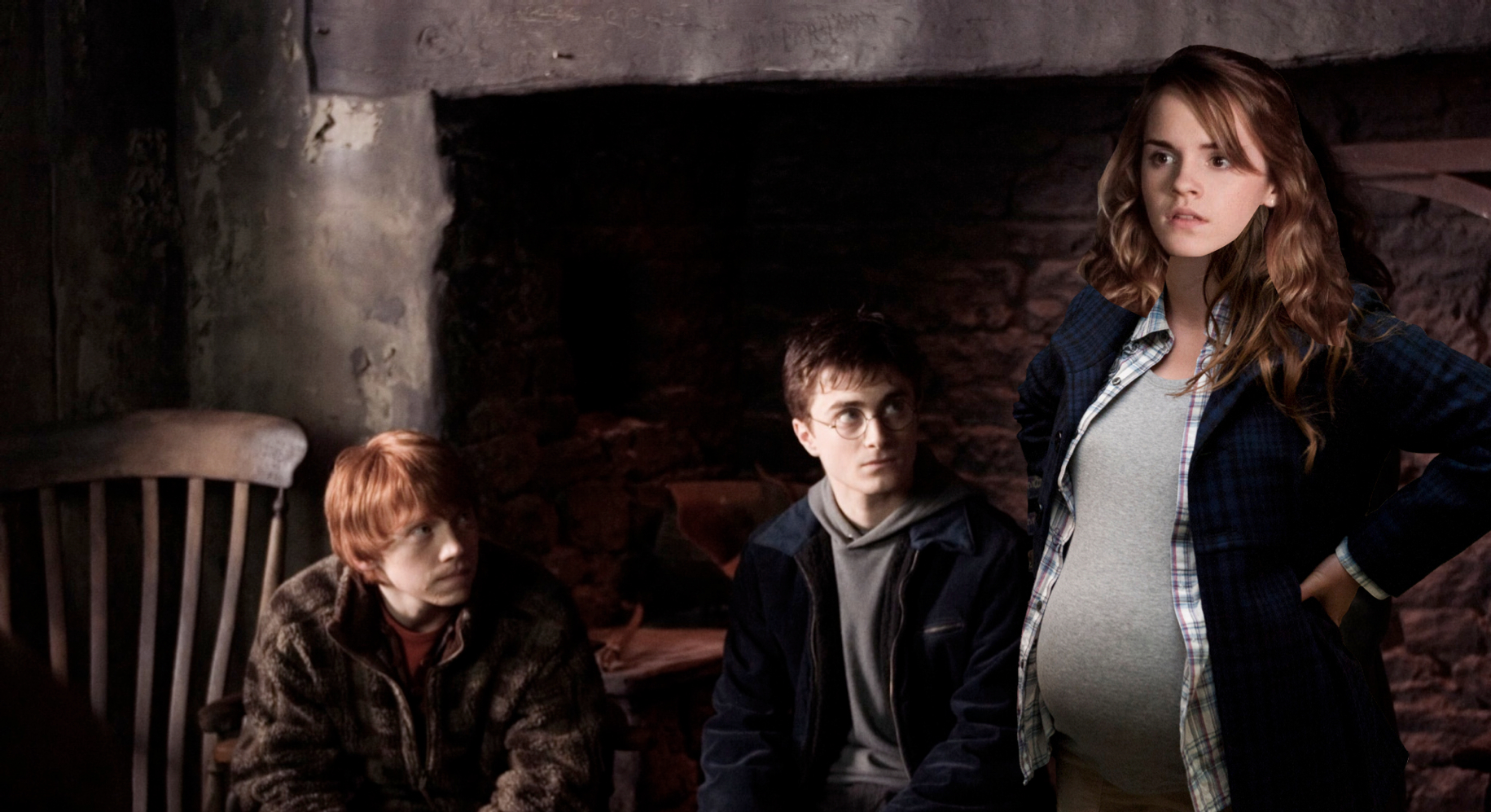 High Quality Pregnant Hermione Blank Meme Template