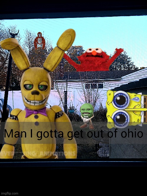 Only on ohio | made w/ Imgflip meme maker