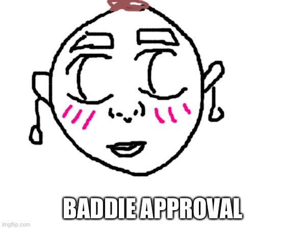BADDIE APPROVAL | made w/ Imgflip meme maker